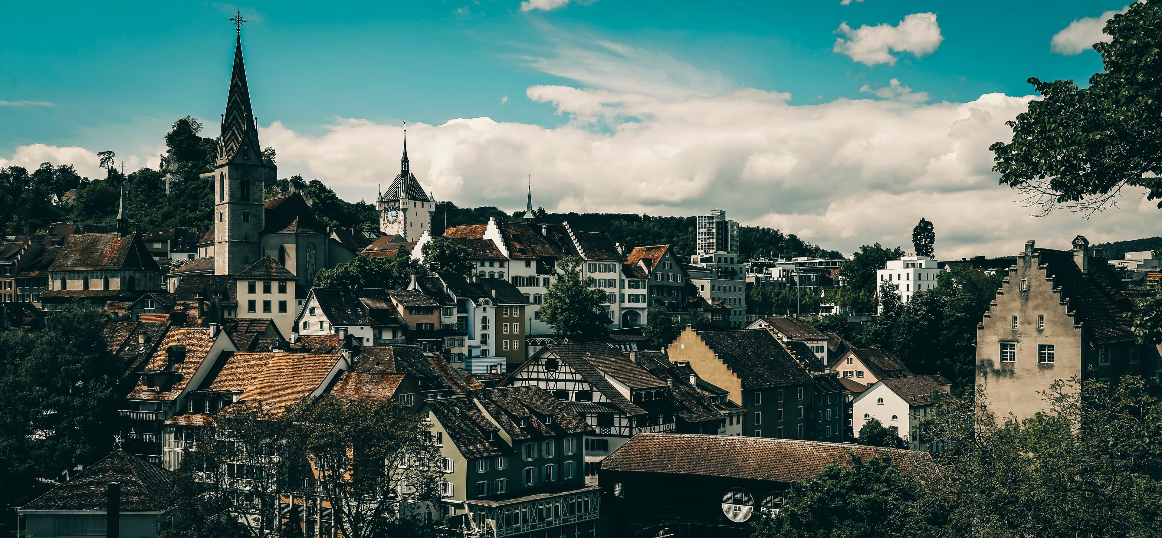 A panoramic view of Baden