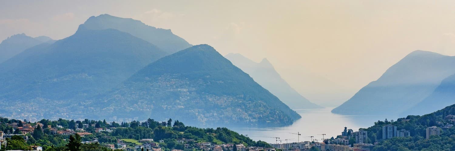 A panoramic view of Locarno
