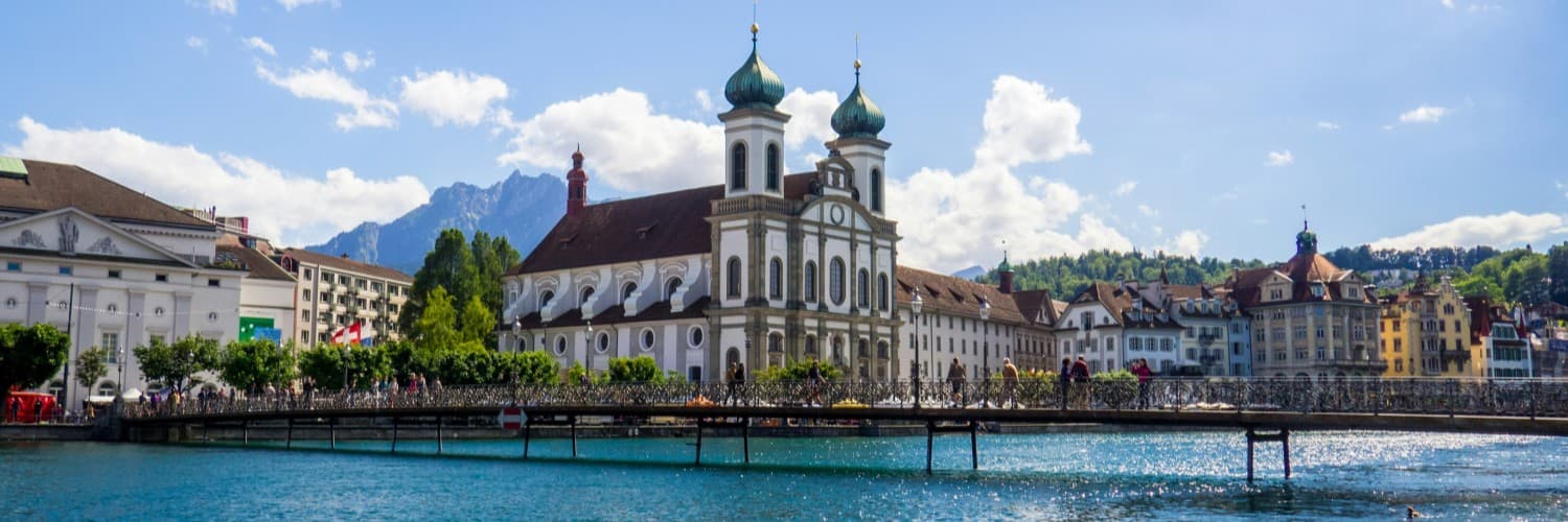A panoramic view of Luzern