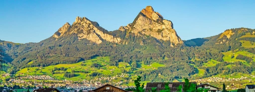 A panoramic view of Schwyz