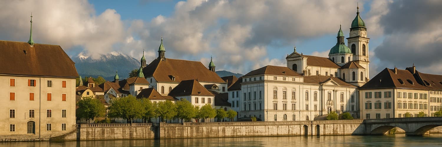 A panoramic view of Solothurn