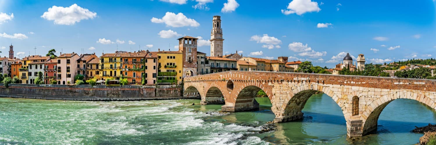 A panoramic view of Verona